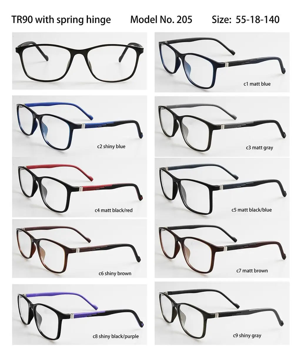 Double Color Flex Hinge Optical Eye Glass - Buy Double Color Flex Hinge 