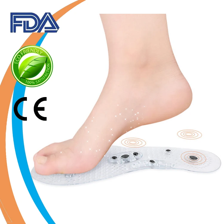 

2018 New Design Hot Selling Foot Magnetic Insole, Clear