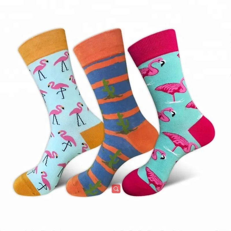 

manufacture custom striped design colored dress sock happy socks, 5designs