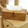 Cocostyles custom unique seaweed woven tissue box for japanese style home decoration