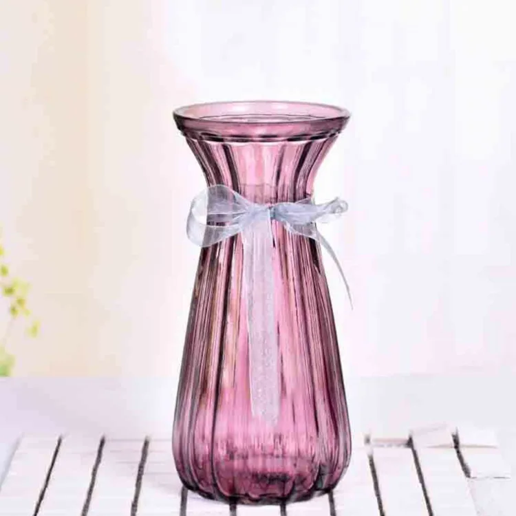 
Princess Sweet Style Modern Glass Vase Wholesale Pedestal Glass Vase Made In China 
