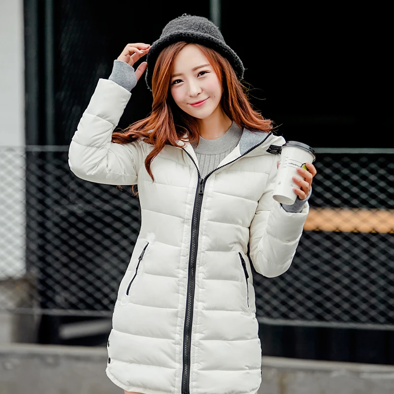 

Winter Women Coat Wadded Jacket Parka Fur Collar Thickening Hooded Abrigos Female Snow Jacket, N/a