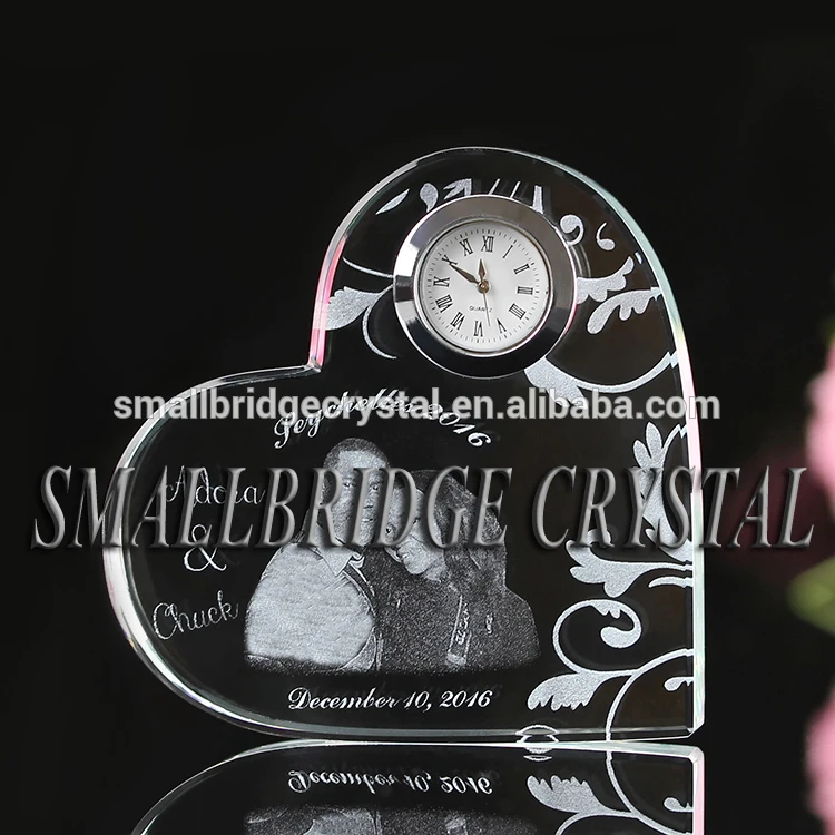 crystal table clock/Wedding Gifts Souvenirs