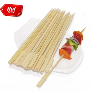 12cm Heat Resistance wholesale bamboo skewer with handle