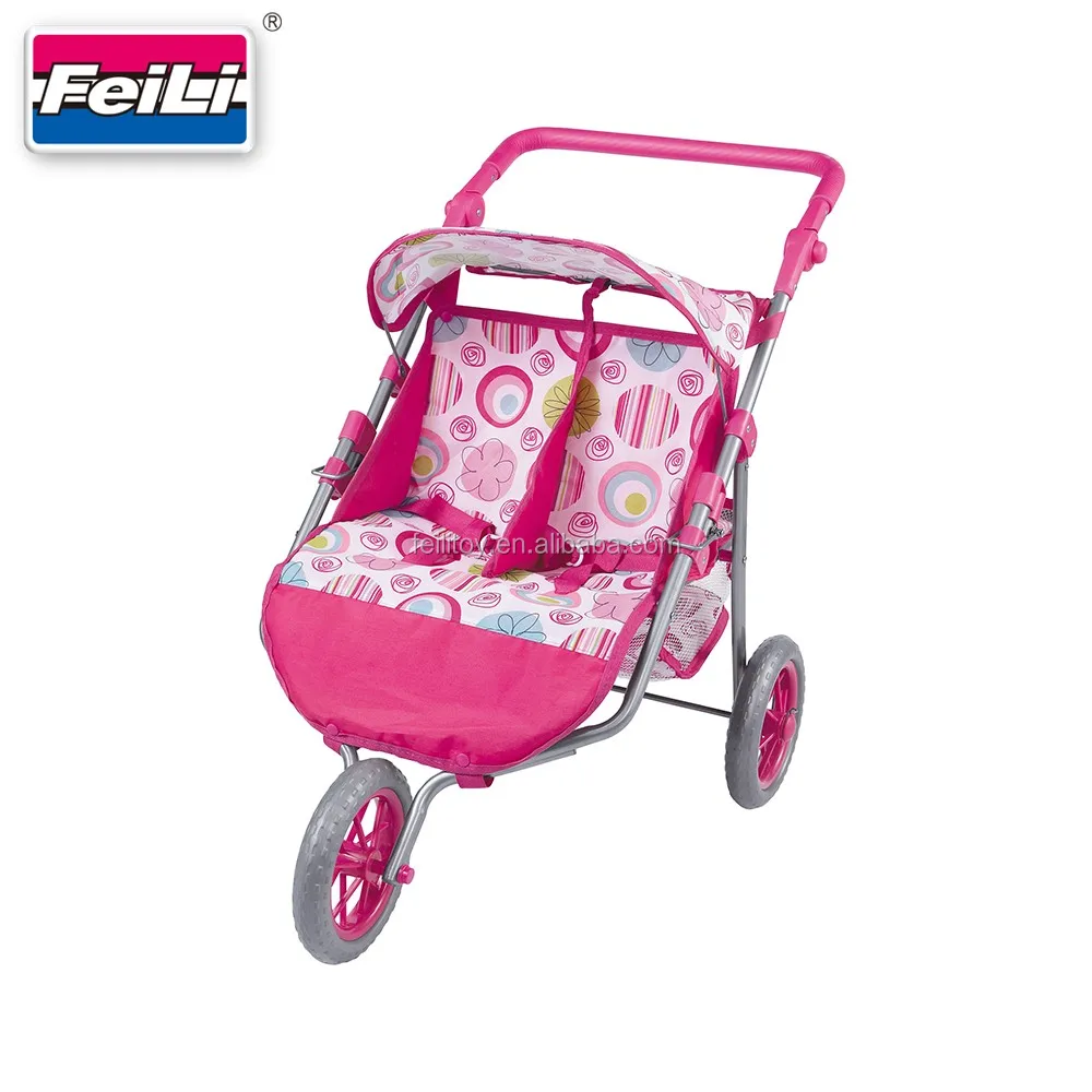 twin doll pushchair