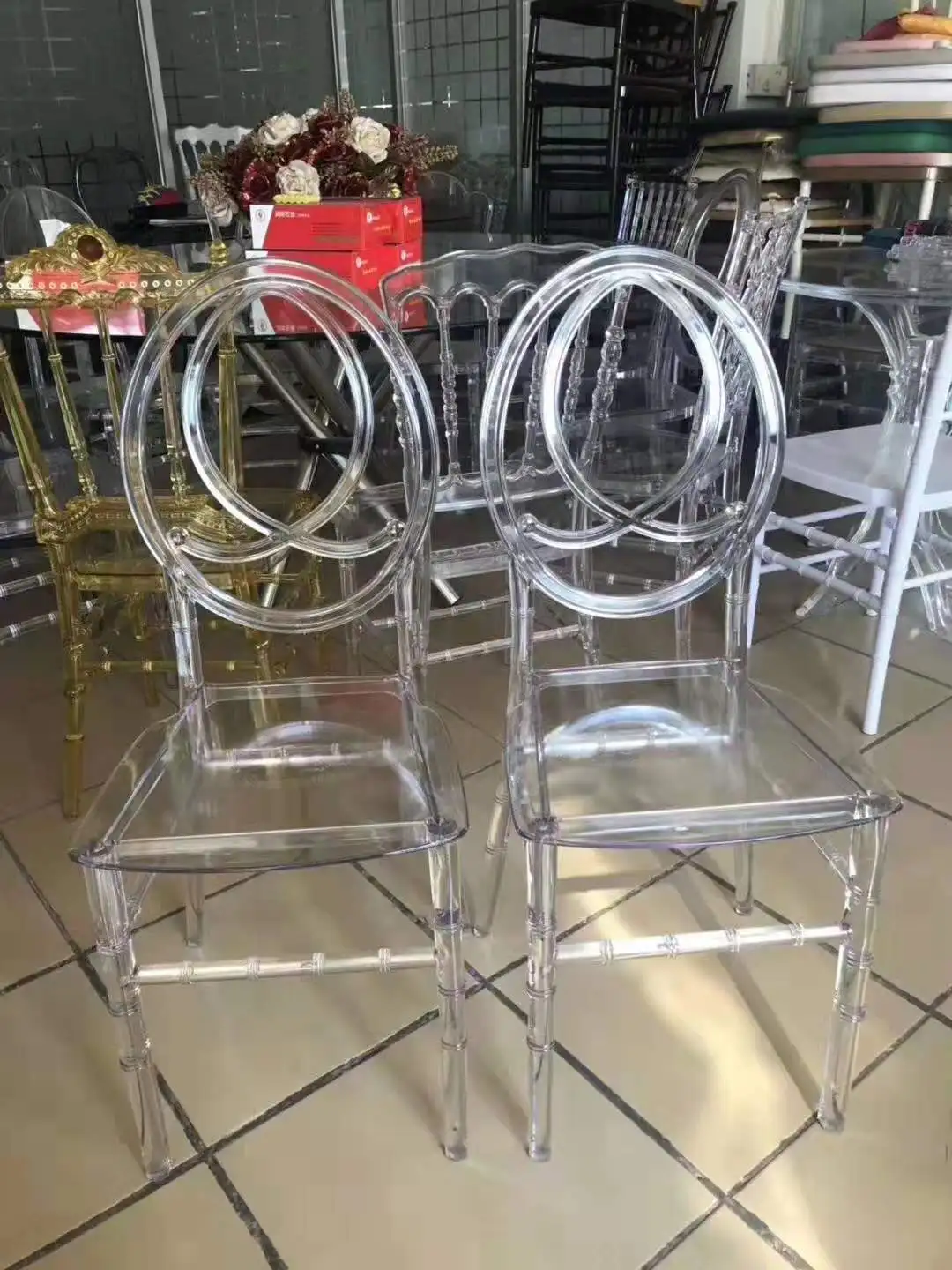 factory directly sale stainless steel dinning chair or wedding chair