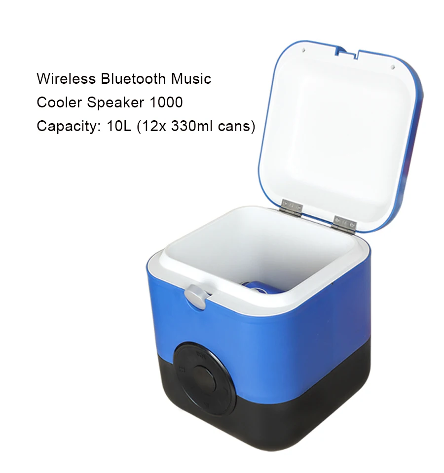 cooler box with bluetooth speaker