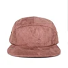 custom manufacturers adjustable strap buckle hat/blank 5 panel cap