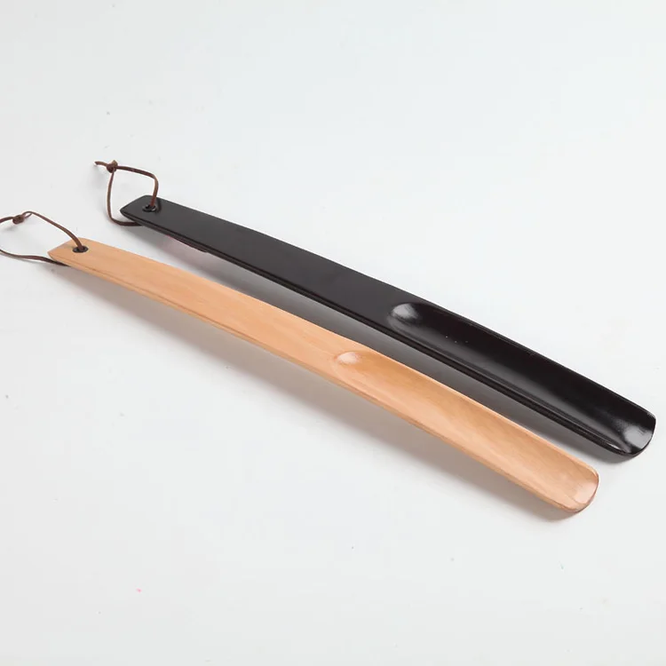 Hot Sale Wooden Shoehorn With Long Handle Custom Logo Shoe Horn Buy