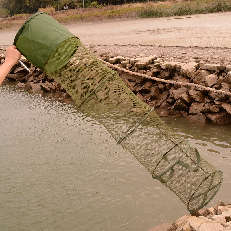 Fulljion 5 Layers Foldable Fishing Basket China Fyke Fishing Net