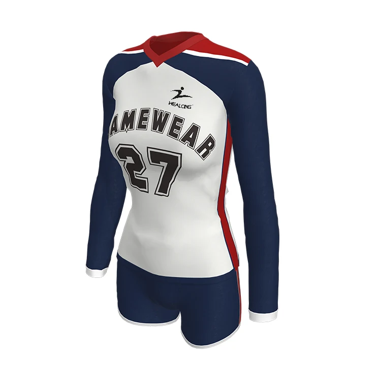 long sleeve sports jersey