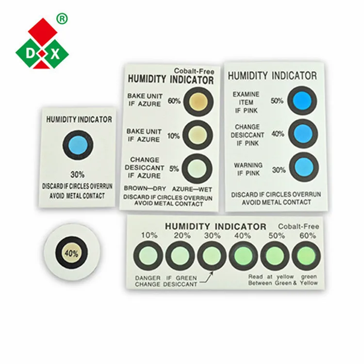 Pcd Humidity Indicator Card(cobalt Free),Humidity Indicator,Packing ...