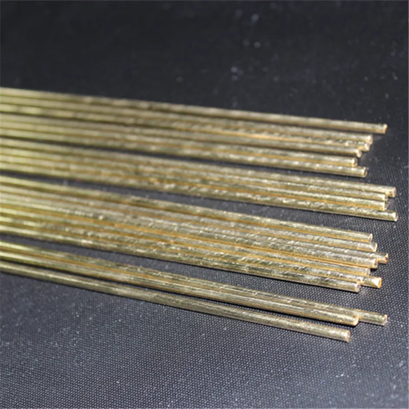 Solid Brass Round Bar Supplier Bundy Pipe Gas Copper Braze Welding Rods