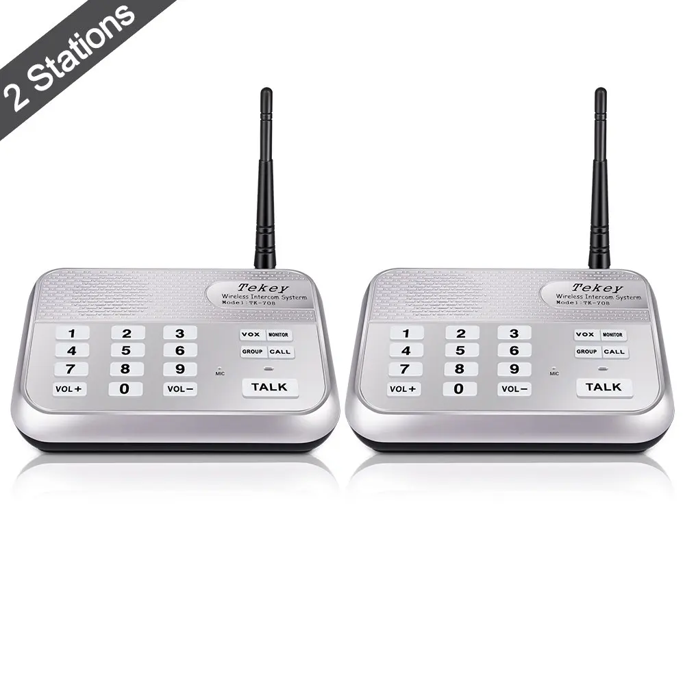 Outdoor Intercom Wireless Find Get Quotations Wireless Intercom System 2018 Version Tekeytbox 1800 Feet Long Range 10 Channel Digital
