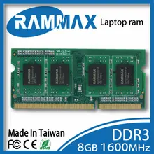 Brand sealed Laptop DDR3 Ram Memory 1x8GB SO-DIMM1600Mhz PC3-12800 204pin high compatible motherboard for Notebook Free Shipping