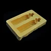 plastic custom thermoforming vacuum forming velvet flock box insert trays