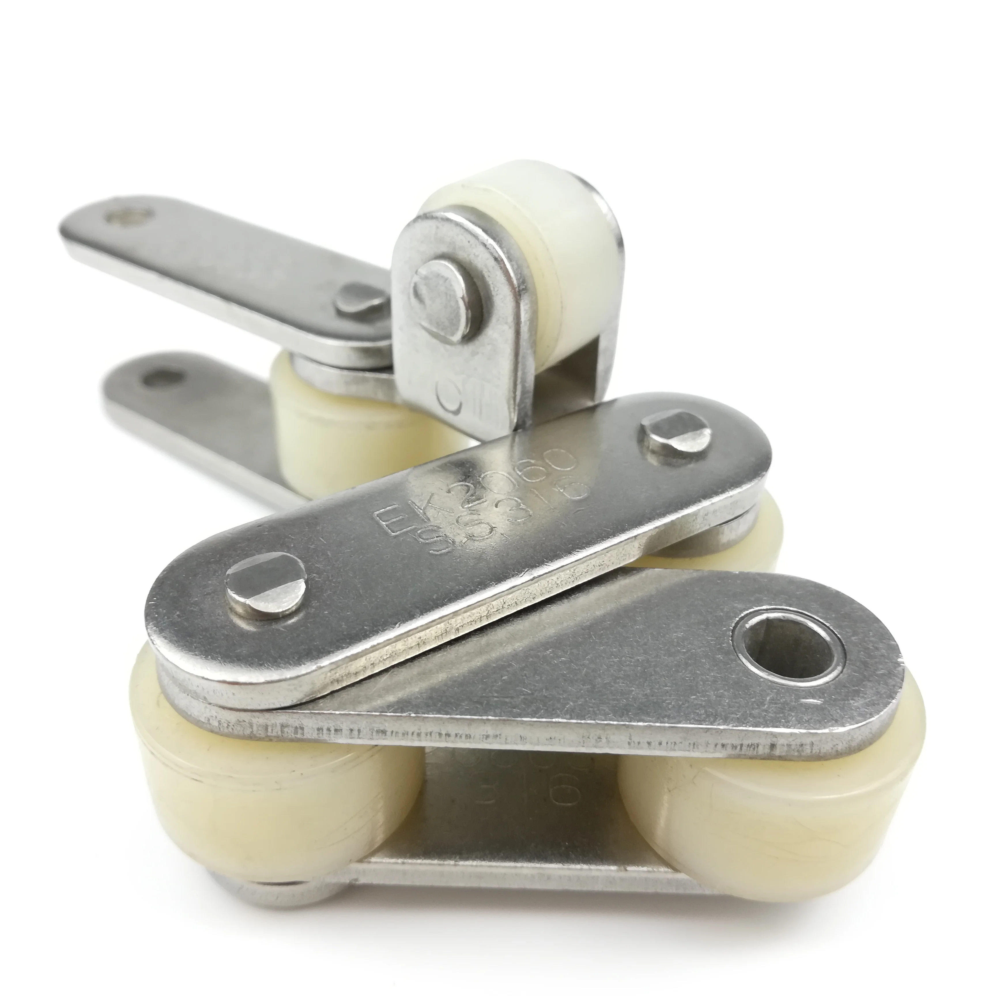 High Quality Nylon Roller Type Double Pitch Stainless Steel Conveyor