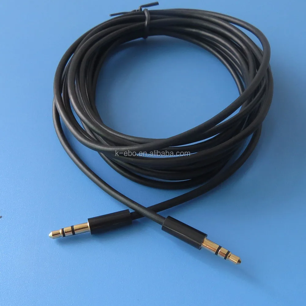 3.5mm Aux Auxiliary Cord Male To Male Stereo Audio Cable For Pc Mp3 Car