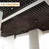 Good price metal suspended ceiling system open decorative aluminum grid ceiling for restaurant