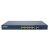 Each PoE Port Output 30W Max Power Network Gigabit PoE Switch 16 port with 2 GE+2 SFP Combo