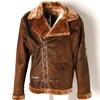 2018 fashion do old leather jacket winter men's sueded bomber coats