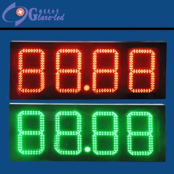 8inch LED Gas Price Sign with 120(H)/40(V) Viewing Angle and 2 Years Warranty for Outdoor Digital Fuel Price Display