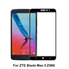 For US Cellular 0.33mm 2.5D full coverage Silk Printed Tempered Glass Screen Protector for ZTE Blade Max 3