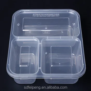 Plastic Food Container 3 Compartment Microwave Safe Black Plastic Food Container 3 Compartment Microwave Safe Black With Lid Divider