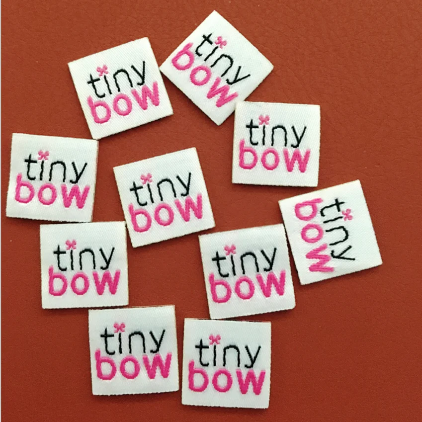  Factory Price Custom Logo Woven Label With Glue