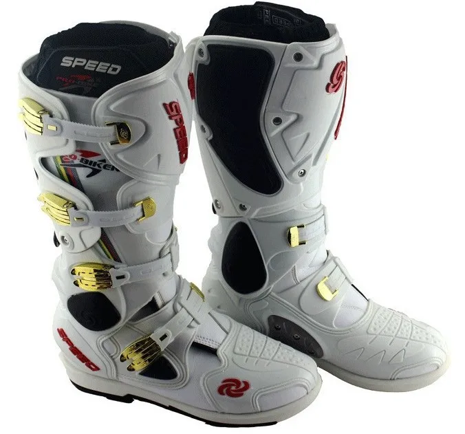 

Made in China Hot selling motocross protection Mid-Calf motocross riding boots, White