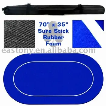 poker mat casino rubber table larger