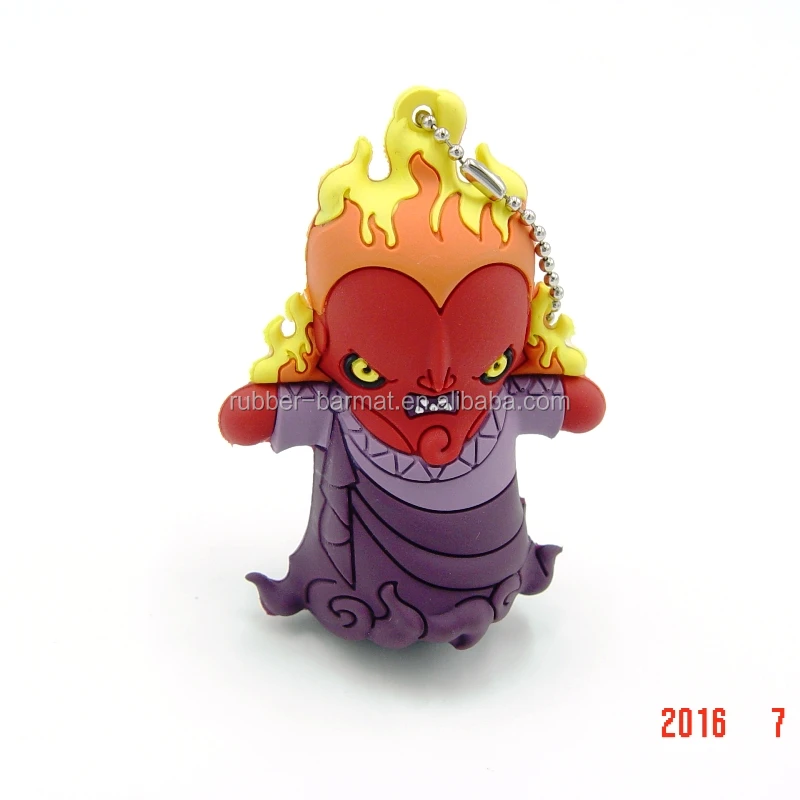 
3D Mascot Phone Strap Keyring, Custom 3D Soft PVC Keychains 