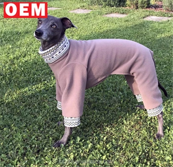 Kustom Desain Pakaian Bulu Sweater Anjing Greyhound Italia
