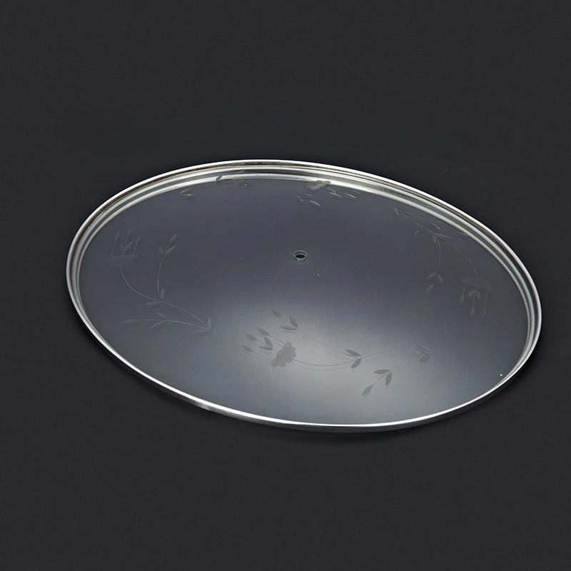 

Wholesale Household Oval Stainless Steel Visual Single-hole Glass Pot Lid, Customized color