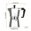 6 cups coffee machine Italian-style aluminum espresso moka coffee pot coffee maker