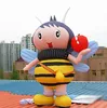 factory direct selling inflatable bee model/ lovely inflatable bee with fruit