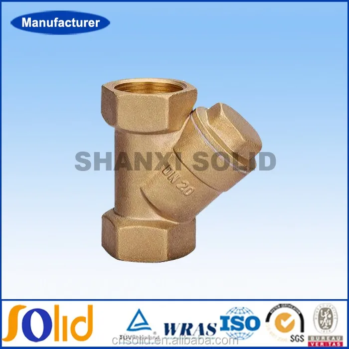 Filter Valve Brass Y Type Strainer Prices With Brass Body.jpg