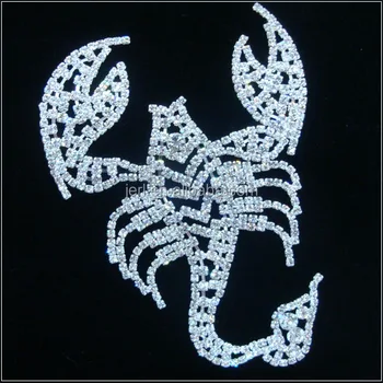 Good Quality Scorpion Motif Rhinestones Lace With 888 Stone From Egypt ...