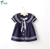 Wholesale Kids Clothing Ruffles Printed Lovely Baby Girl Summer Dress