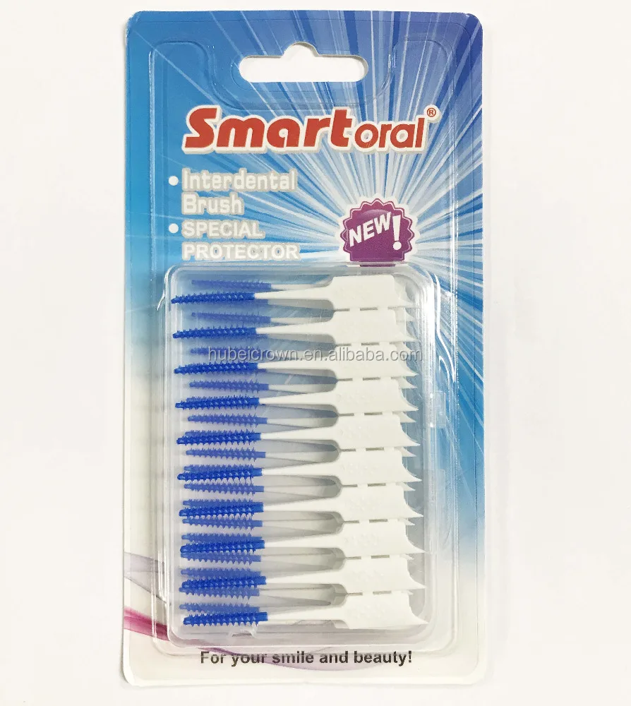 
Rubber bristle Mini Interdental Brush Rubber Handle Toothbrush 