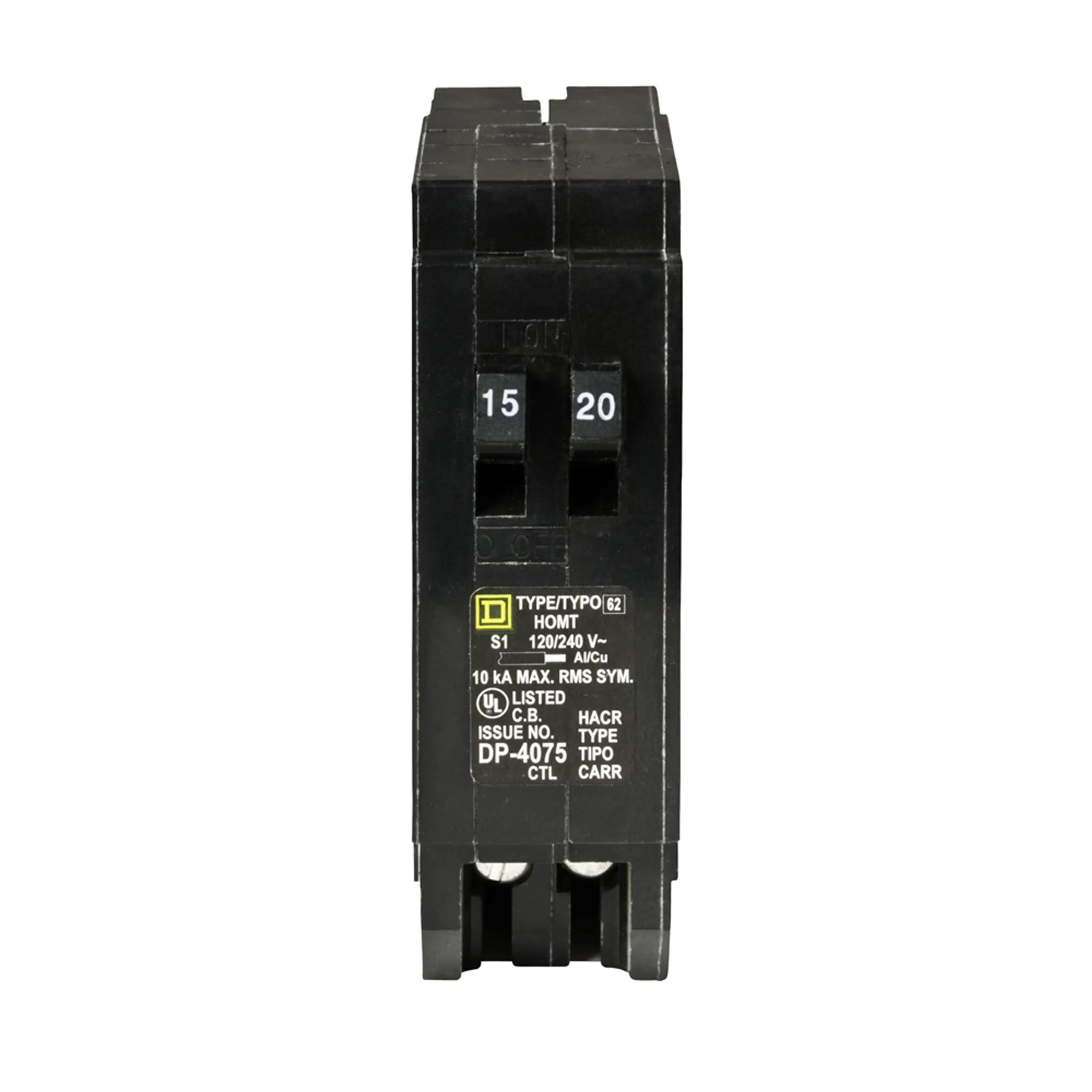 Square D By Schneider Electric HOMT2020250CP Homeline 2-20-Amp Single ...