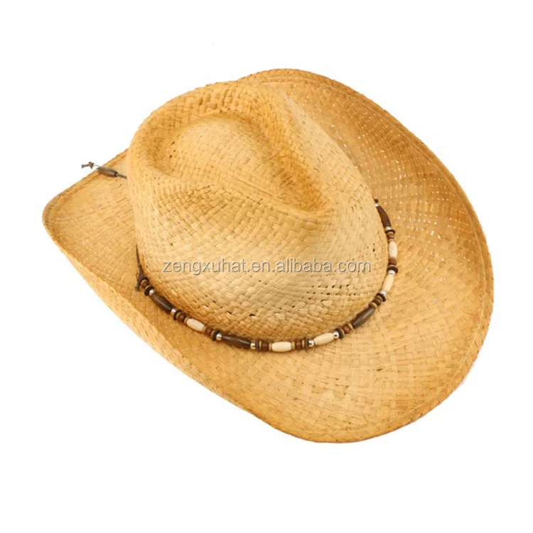 Factory Directly Lemmy Cheap Summer Wide Brim Men Straw Hats Cowboy Hat For Men