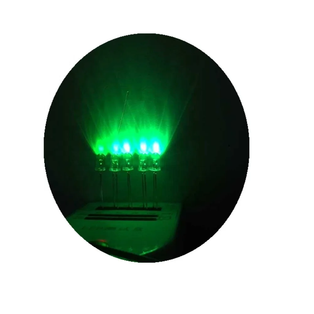 
5mm Green led diode with 45 degree beam angle for Green LED Cross Light 