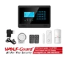 Spanish / Polish / Dutch / French / German / Portuguese 433mhz Gsm Home Security Wireless Alarm System Touchscreen