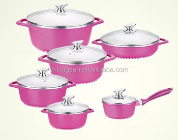 aluminium cooking pot set