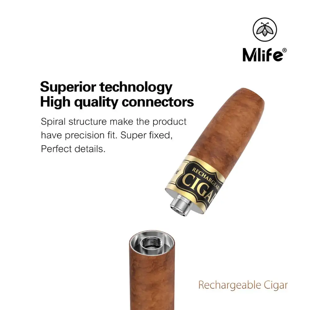 Mlife electronic cigar kit factory supplier huge vapor smoking cigar pen