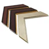 Wood like ps plastic picture photo mirror frame moulding strip