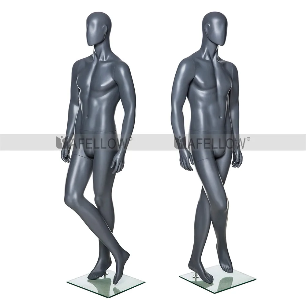 Manekin Kaca Serat Full Body Pria Dengan Dijual Di Kepala Abstrak Buy
