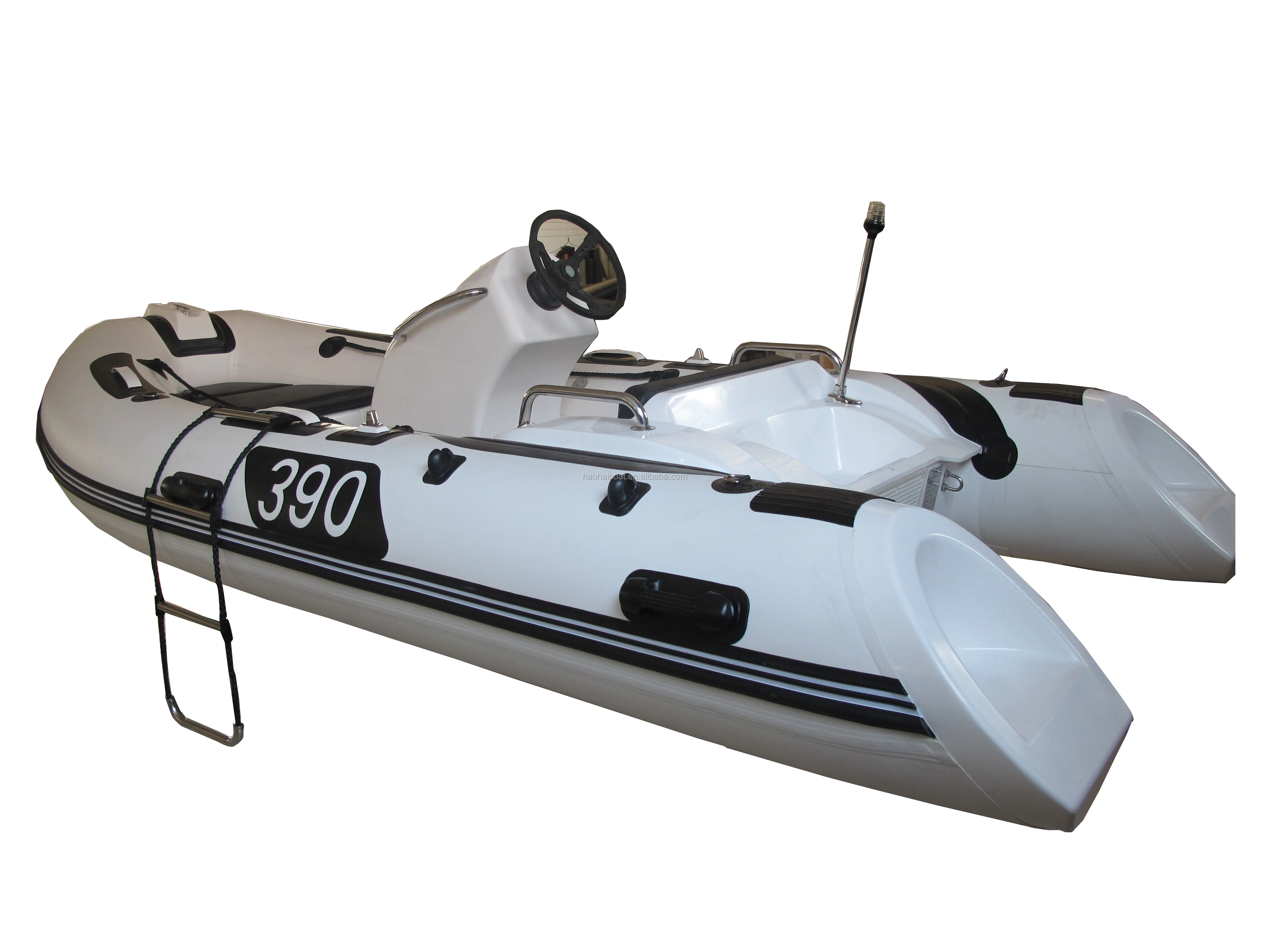 Popular 12.8ft 4 Person Double Hull Fiberglass Rib Boat Rib390c Buy