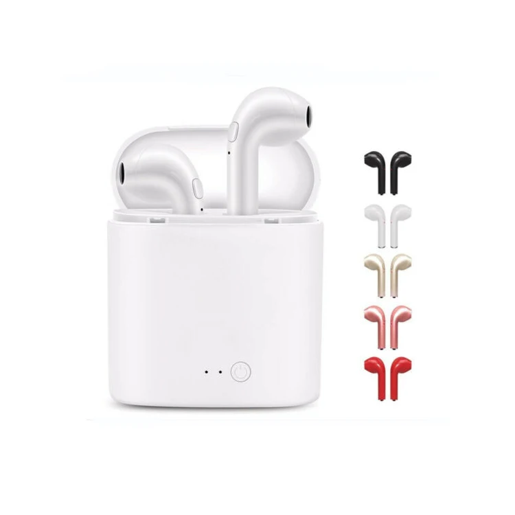 
Best Selling i7S TWS Sports Custom Logo Dual Wireless Earbuds Headset With Mic 